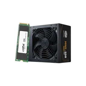 Crucial 1TB Gen4 NVMe SSD + Cooler Master 550W Bronze PSU Combo Offer