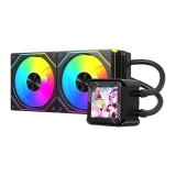 ACEGEEK Cryoscreen 240 Black CPU Cooler With LCD Screen & ARGB lighting.