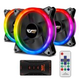 AIGO DarkFlash C7 3in1 PC Case Fan 120mm RGB at low cost in BD