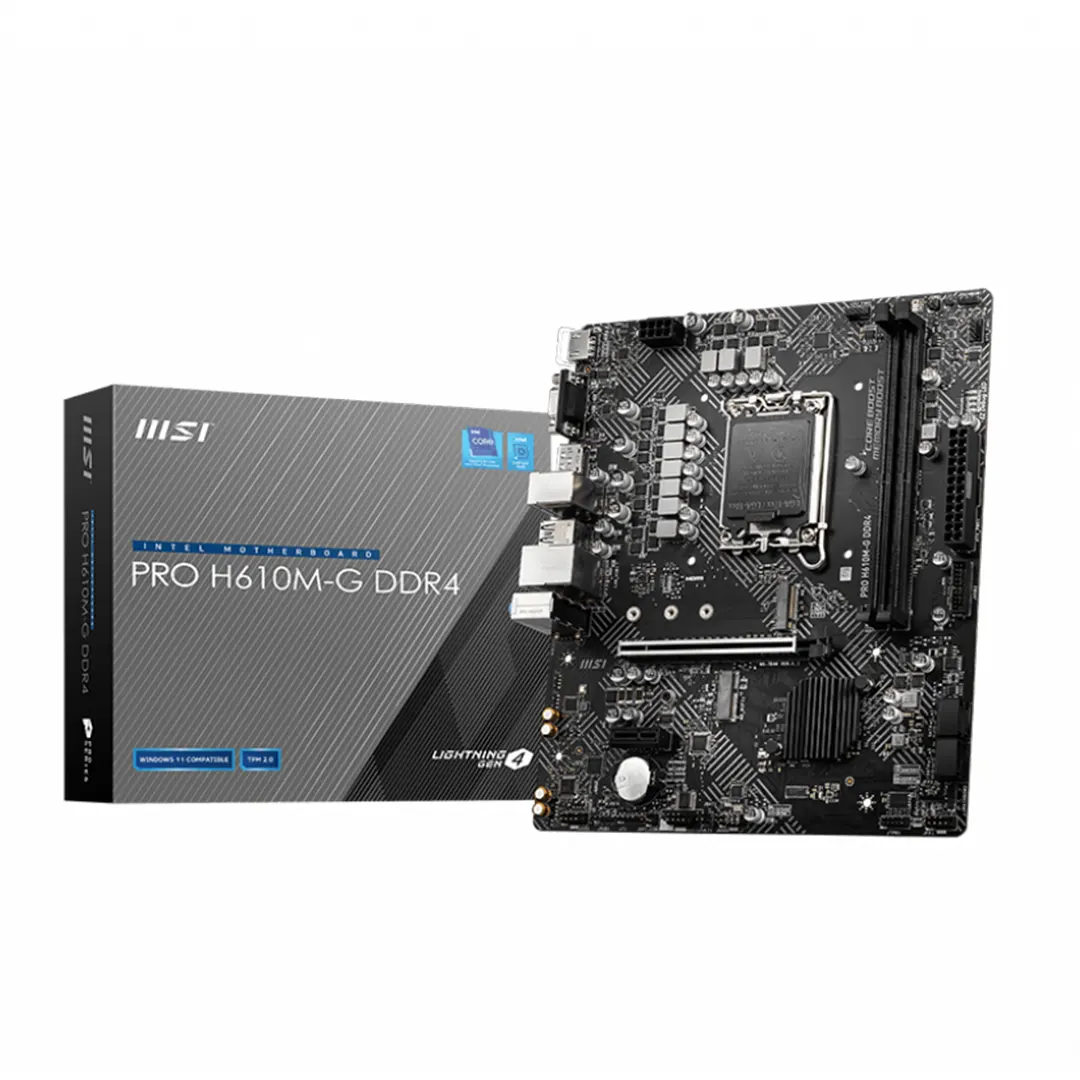 MSI PRO H610M-G DDR4 12th GEN MIRCO-ATX MOTHERBOARD