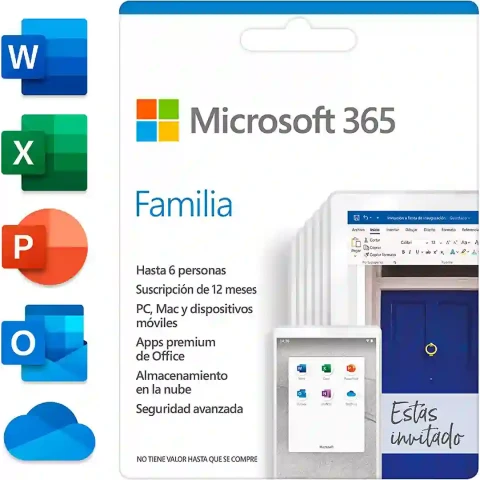 Microsoft 365 Family For 6 User 1 TB Storage per person Subscription Annual