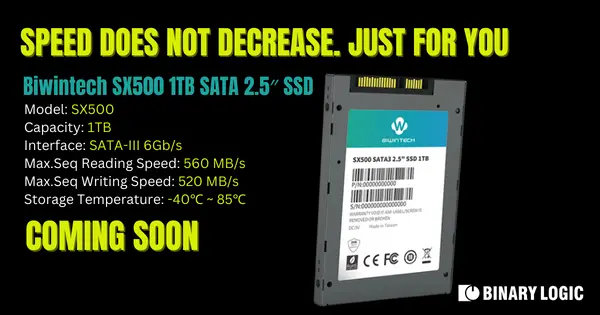 Biwintech SX500 1TB SATA 2.5″ SSD Solid State Drive price in BD ...